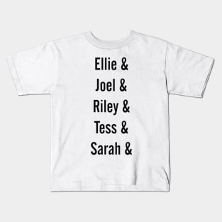 Last Of Us Names Kids T-Shirt